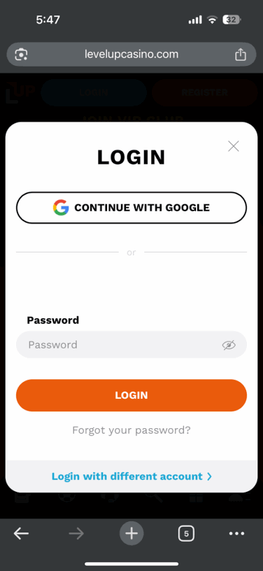 Illustration of a login screen